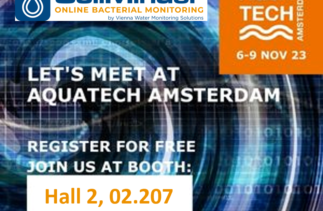 Evolving Quality Control Through Science – Meet the ColiMinder team at Aquatech in Amsterdam!