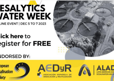 Meet the ColiMinder at Desalytics Water Week – Dec 5th to Dec 7th 2023